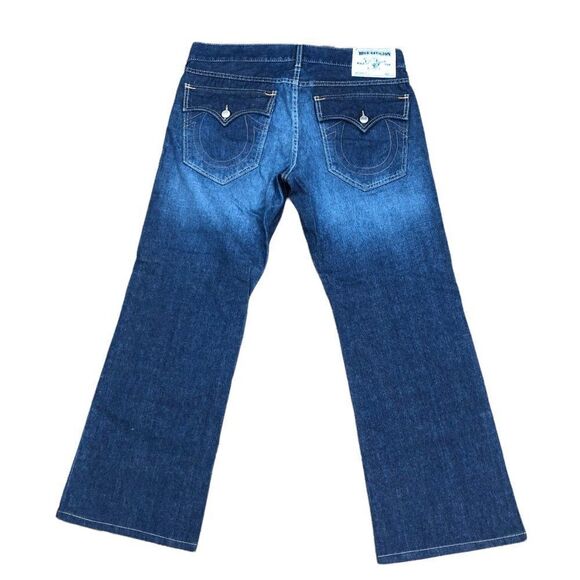 VINTAGE True Religion Jeans Size 36 BILLY Blue - Picture 3 of 9